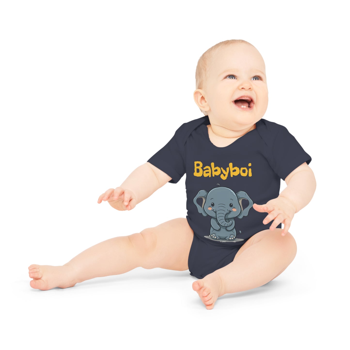Supersüßer Babybody "Babyboi" | Onesie | Babybodie | Geschenkidee | BioBaumwolle
