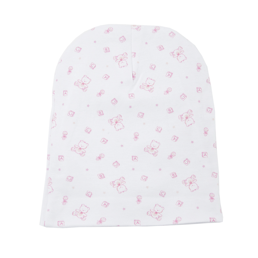 Baby Beanie - Pink Bear at titchytastic.com