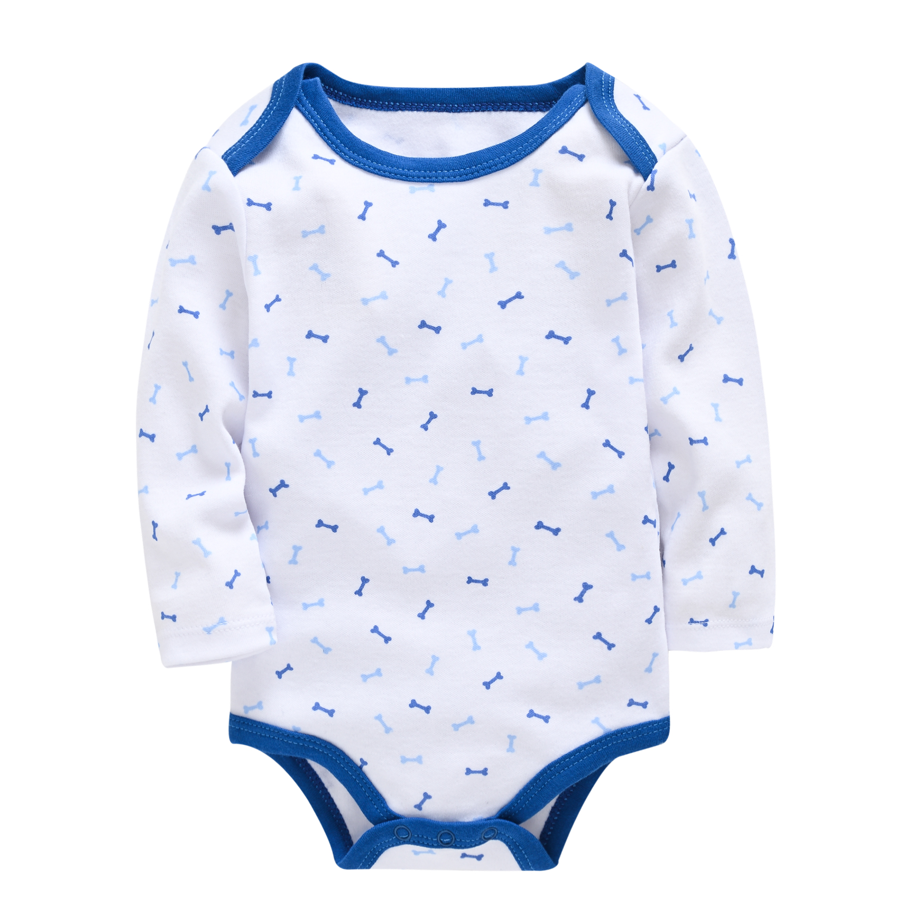 Baby Body Longsleeve Dogbones design at titchytastic