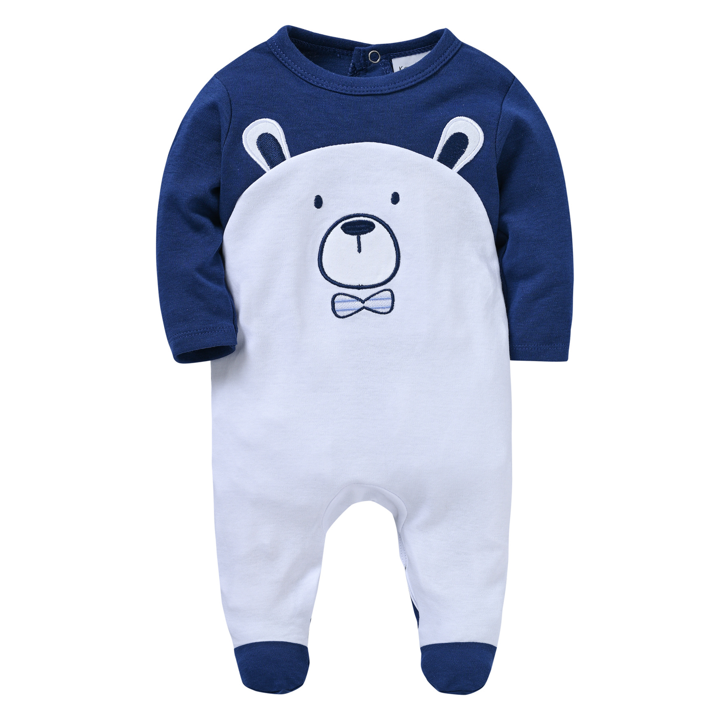 footed romper cozy bear at titchytastic.com