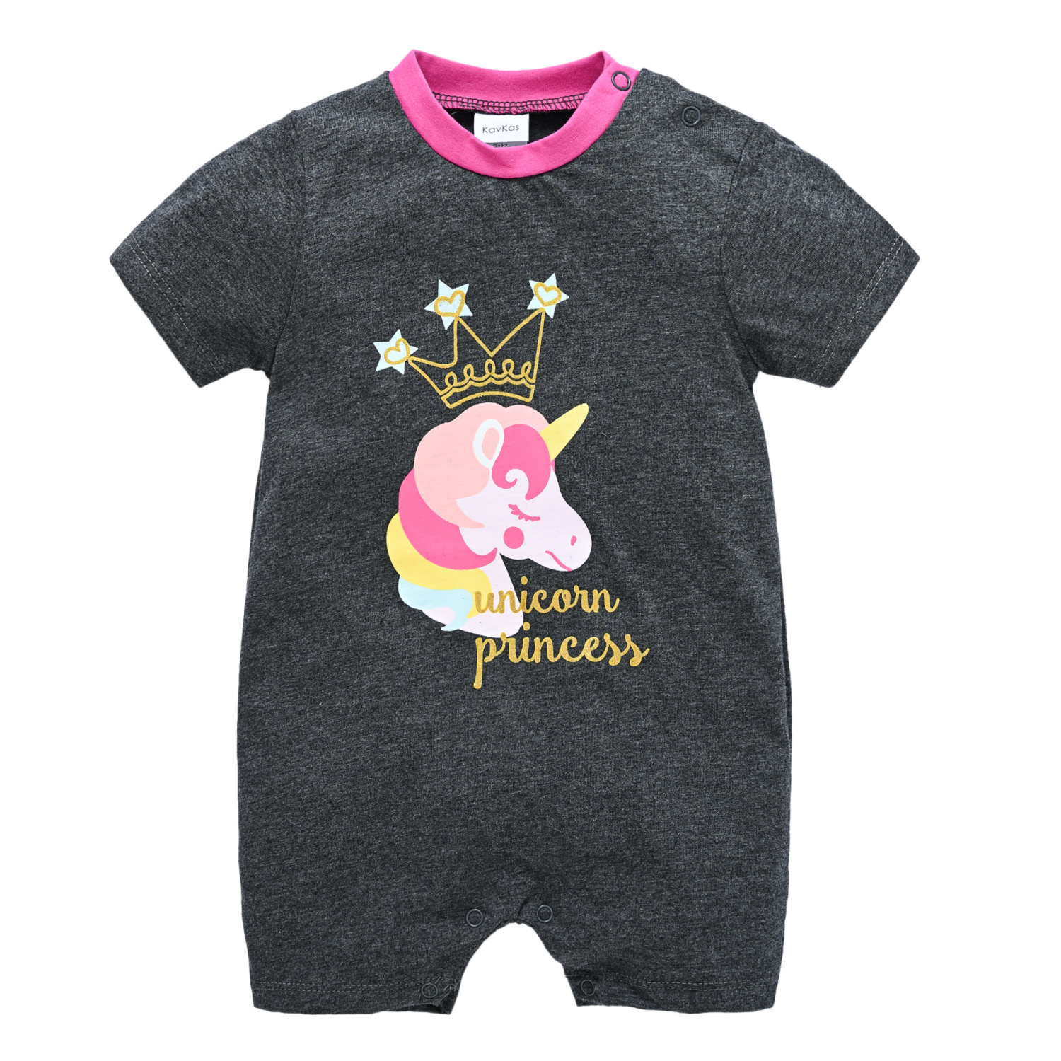 baby sleepsuit unicorn princess at titchytastic